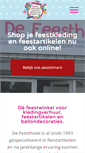 Mobile Screenshot of feesthoek.nl